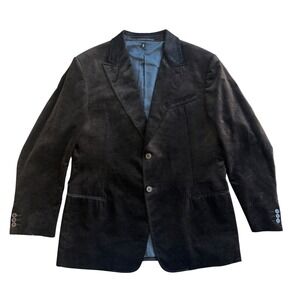 Armani Collezioni Men's Dark Brown Corduroy Blazer Sport Coat Size‎ 44R